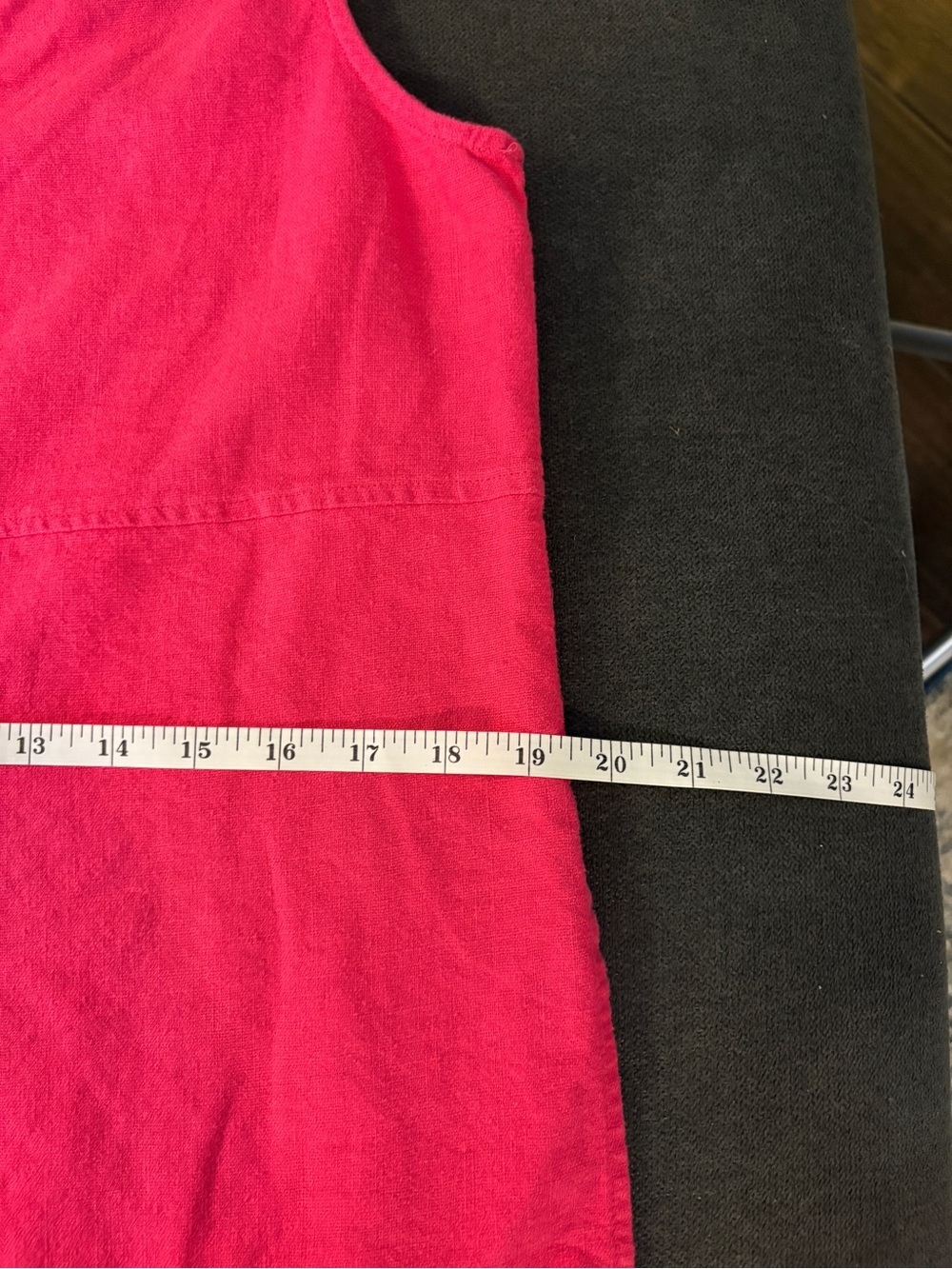 Kathie Lee Sleeveless Button-Front Hot Pink Womens Top -M - Picture 7 of 8